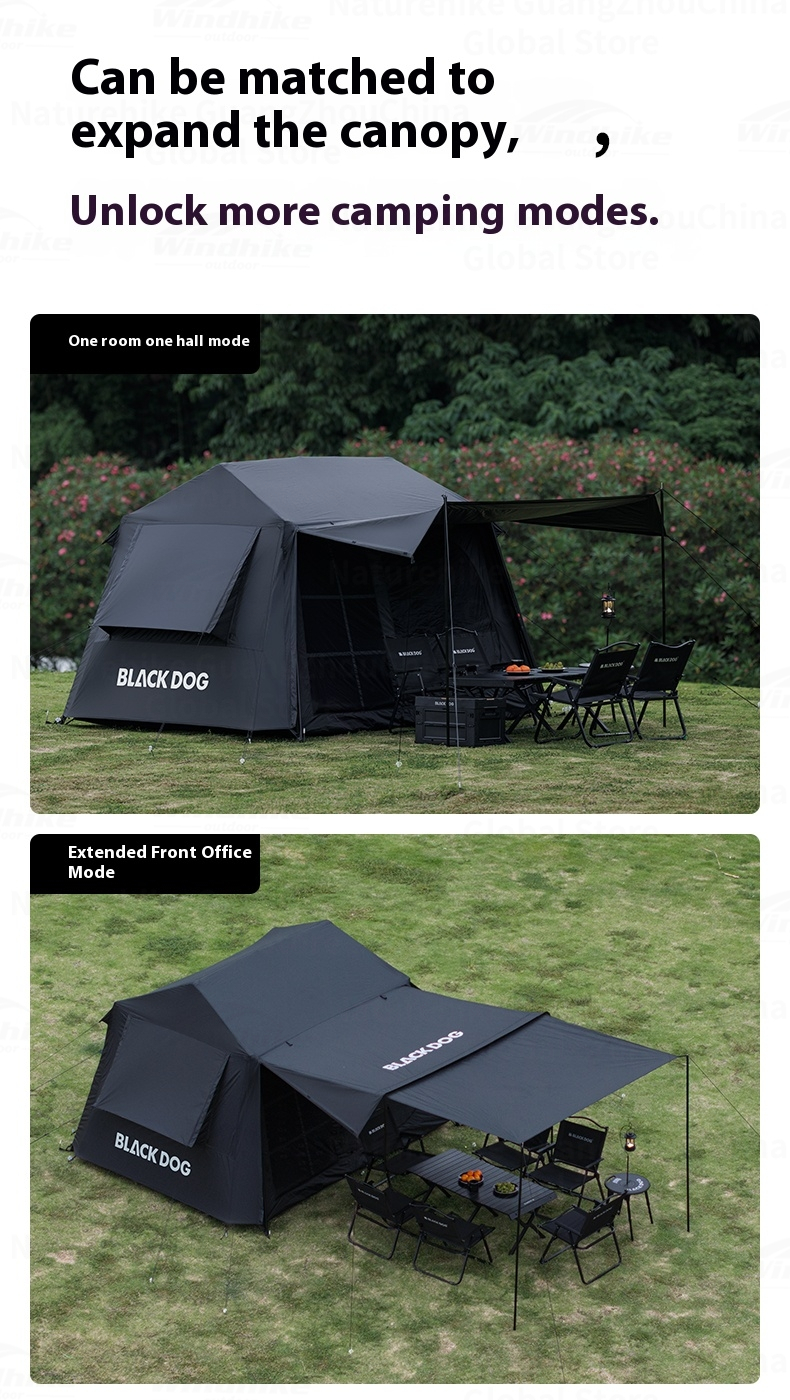 BLACKDOG Yunshe 6.0 Auto Tent – 230CM x 260CM  (4–6 Person)