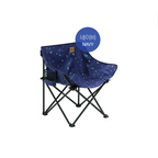 KZM Monogram Hygee Chair Black Camping Chair