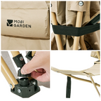 MOBI GARDEN Folding Lazy Chair with Leg Rest