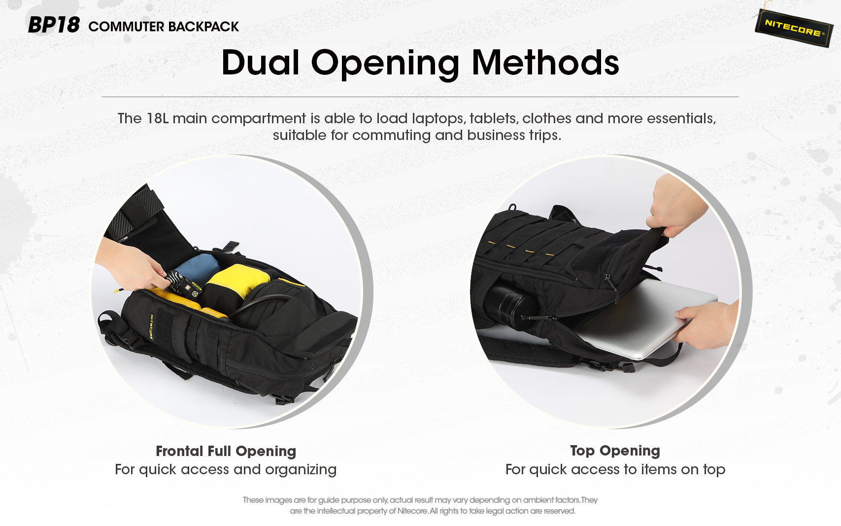 NITECORE BP18 Multi-Purpose Modular Backpack 18L