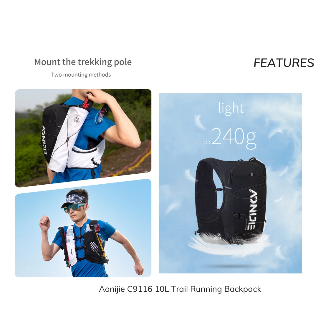 AONIJIE Hydration Vest 10L Trail Running Sports