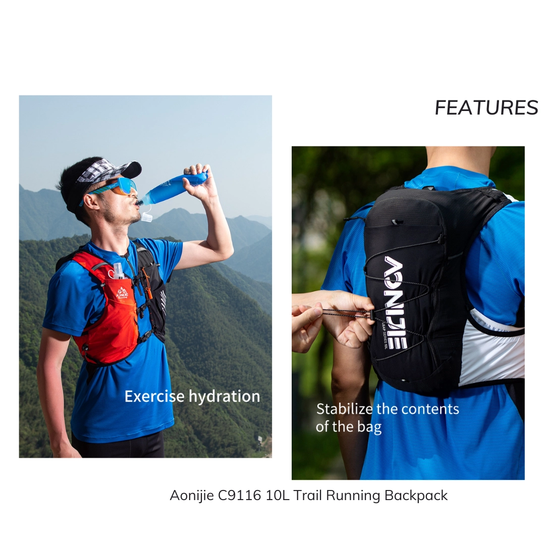 AONIJIE Hydration Vest 10L Trail Running Sports