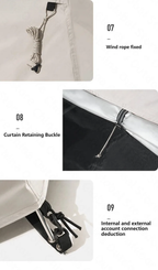 MOBI GARDEN Sunny Tent 4P