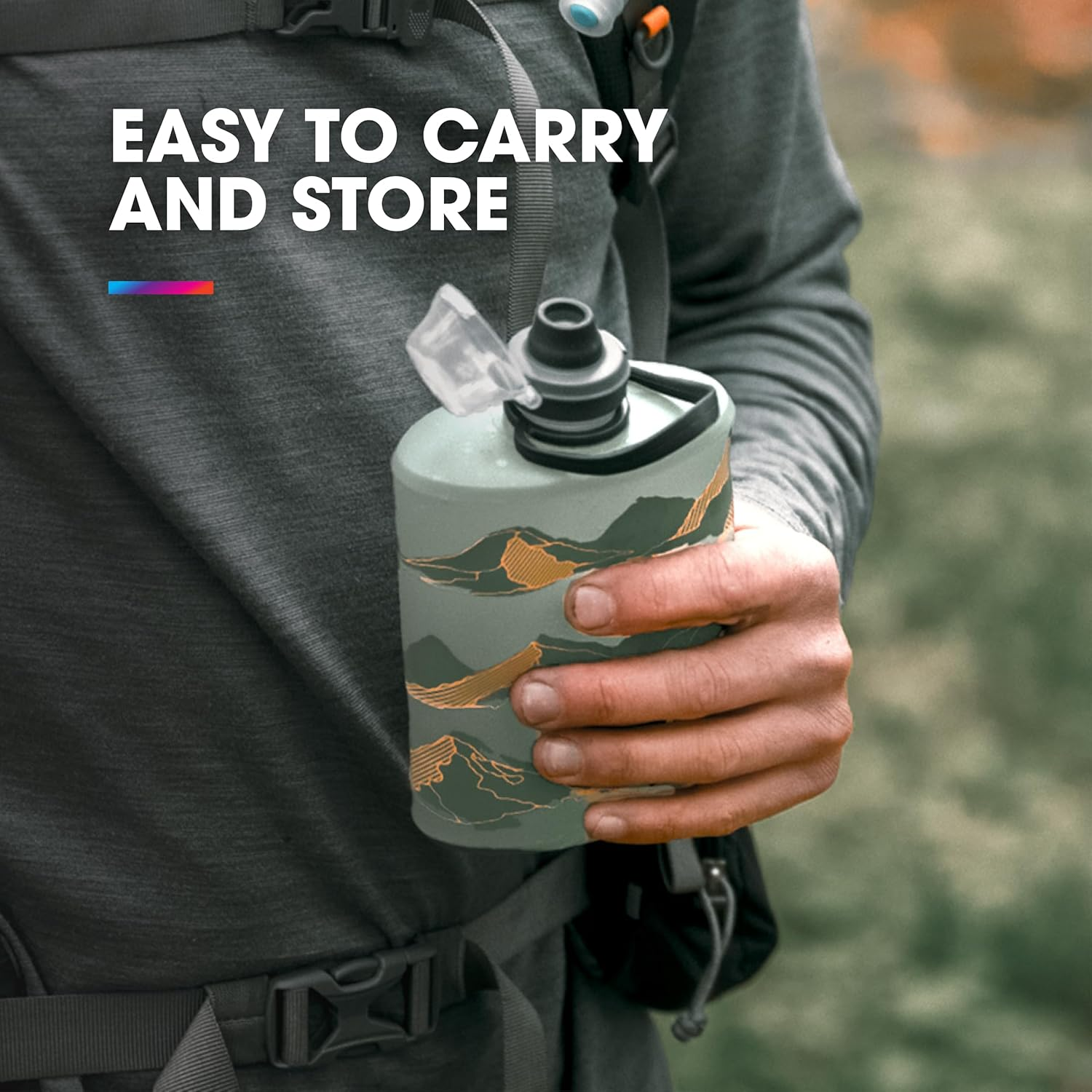 HYDRAPAK Stow™ 1L Ultralight Soft Flask