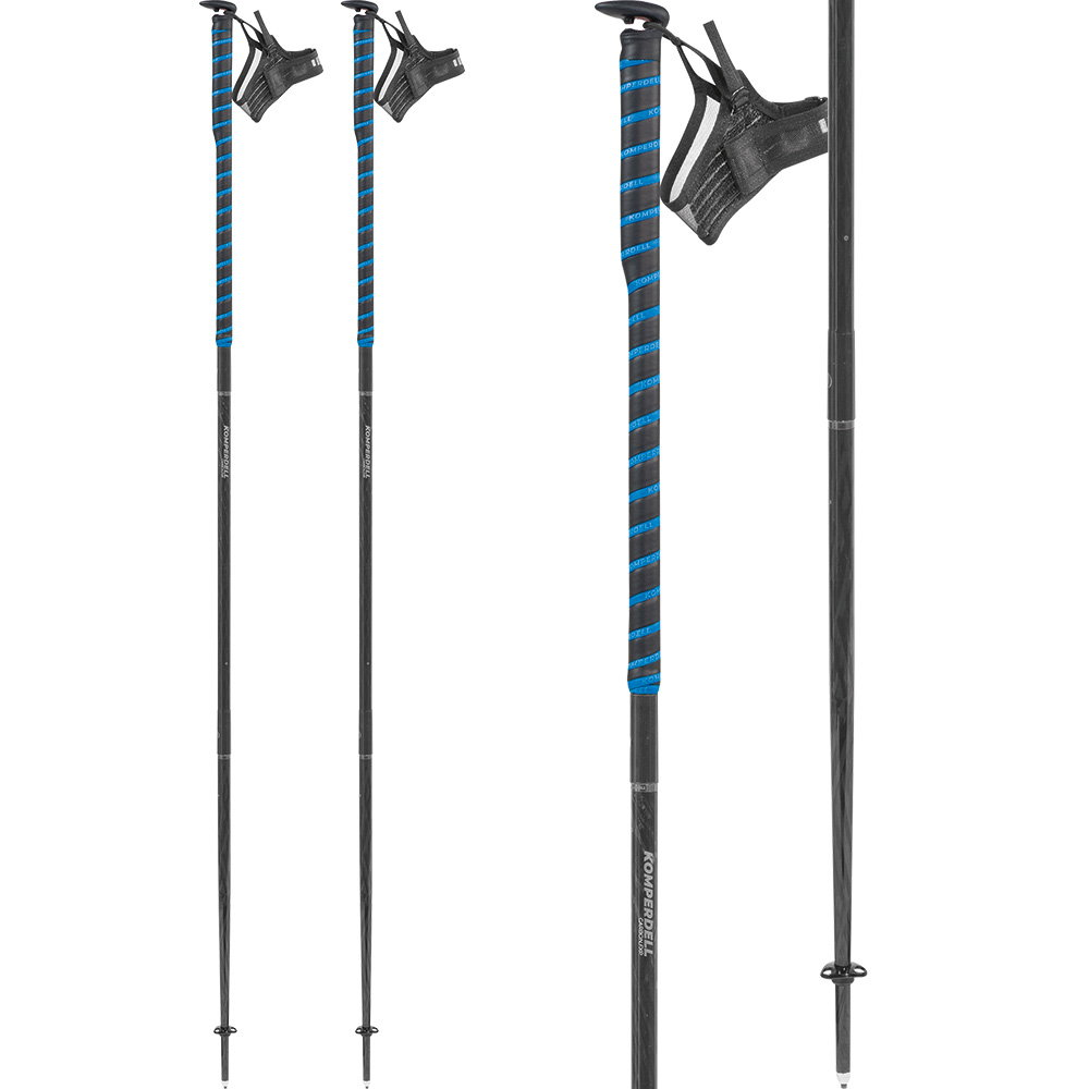 KOMPERDELL FXP Composite Trail Folding Trekking Pole - Blue