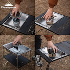 CAMPINGMOON IGT Cooking Set (OD-4 Stove + CK-25PG + CK-3650-T38 + CK-25F-1P)