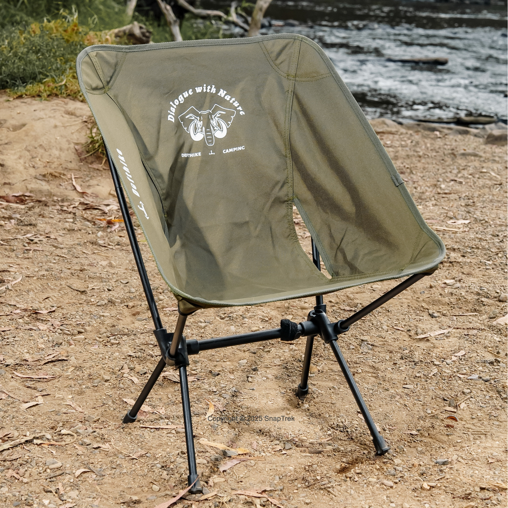 DEFTHIKE Foldable Lightweight Moon Chair Low Back Y005