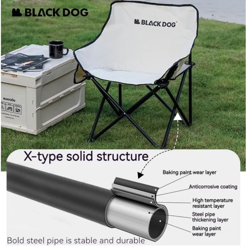 BLACKDOG Floating Moon Folding Chair