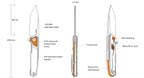 RUIKE P875-SZ Folding Knife with Carbon Fiber Inlay