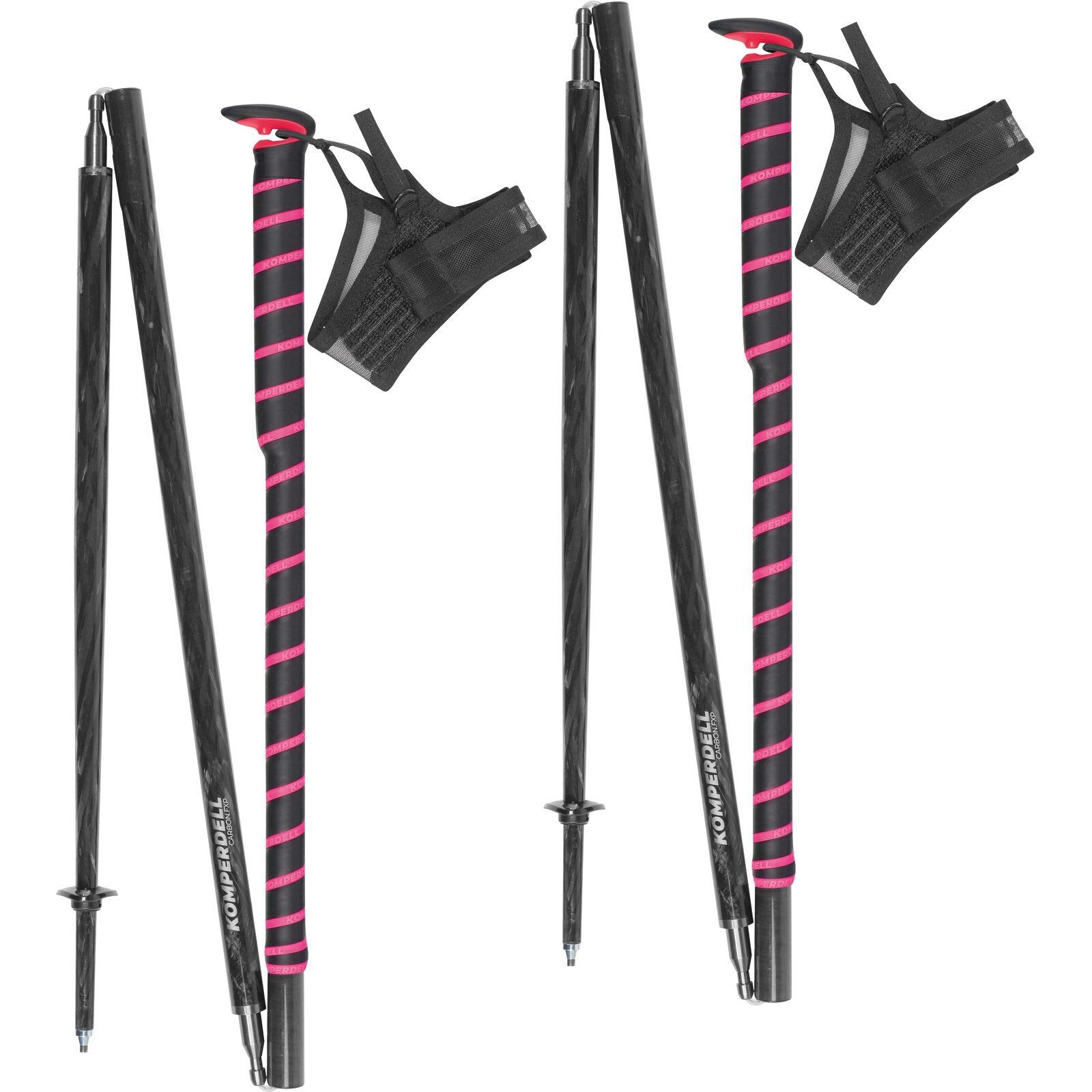 KOMPERDELL FXP Composite Trail Folding Trekking Pole - Pink