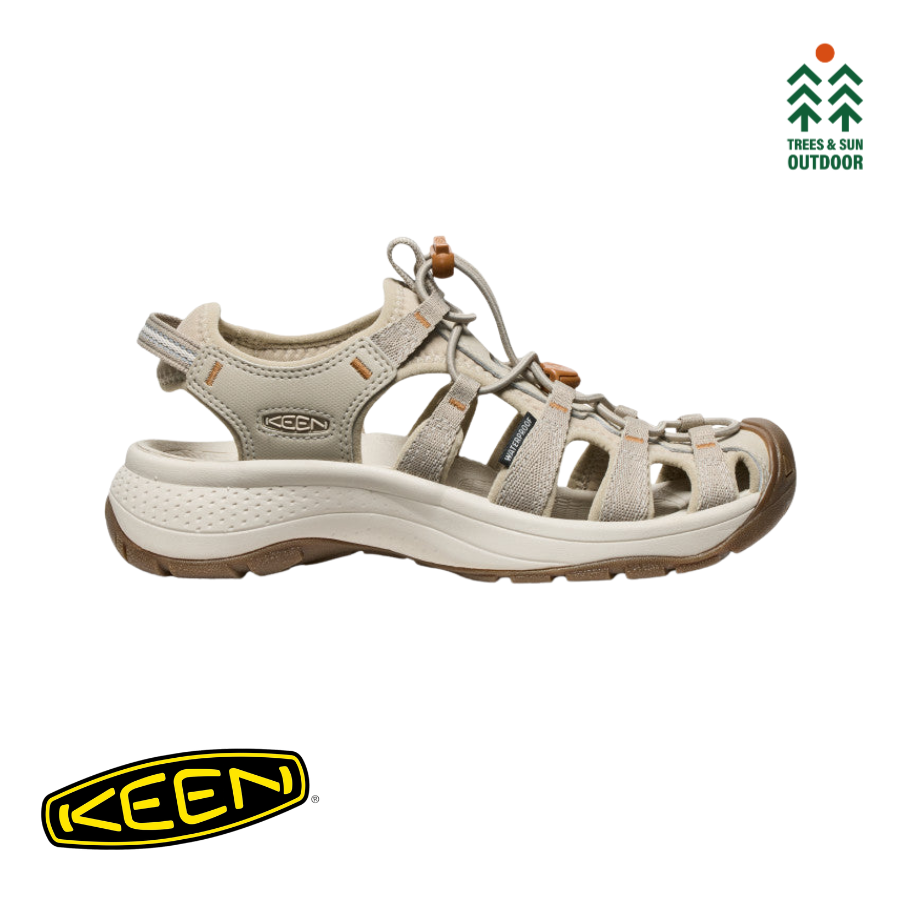 KEEN Women's Astoria West Sandal - Plaza Taupe/Roasted Pecan