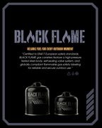 BLACK FLAME Gas Cartridge 450g