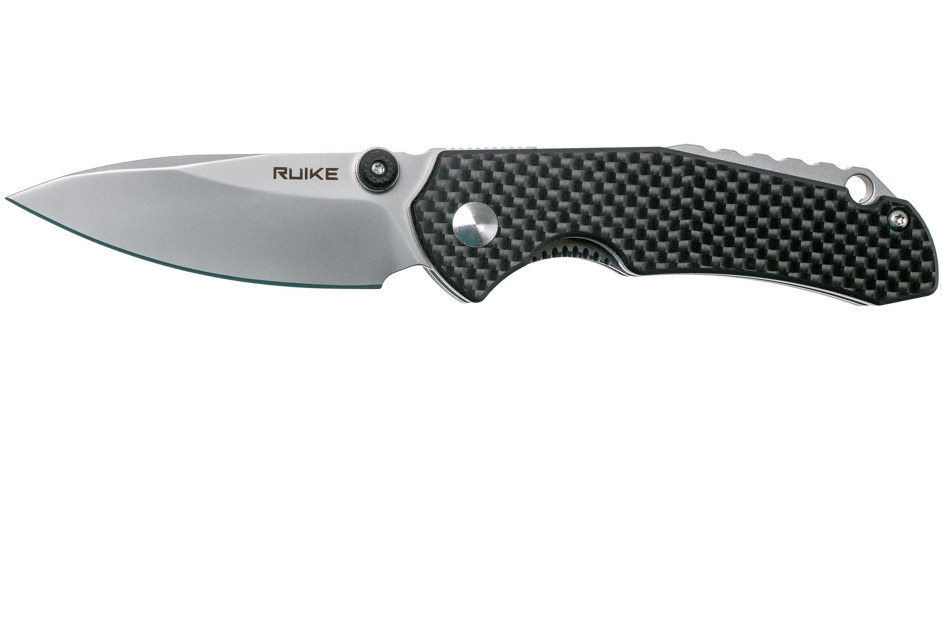 RUIKE P671-CB Front Flipper Carbon Fibre Pocket Knife