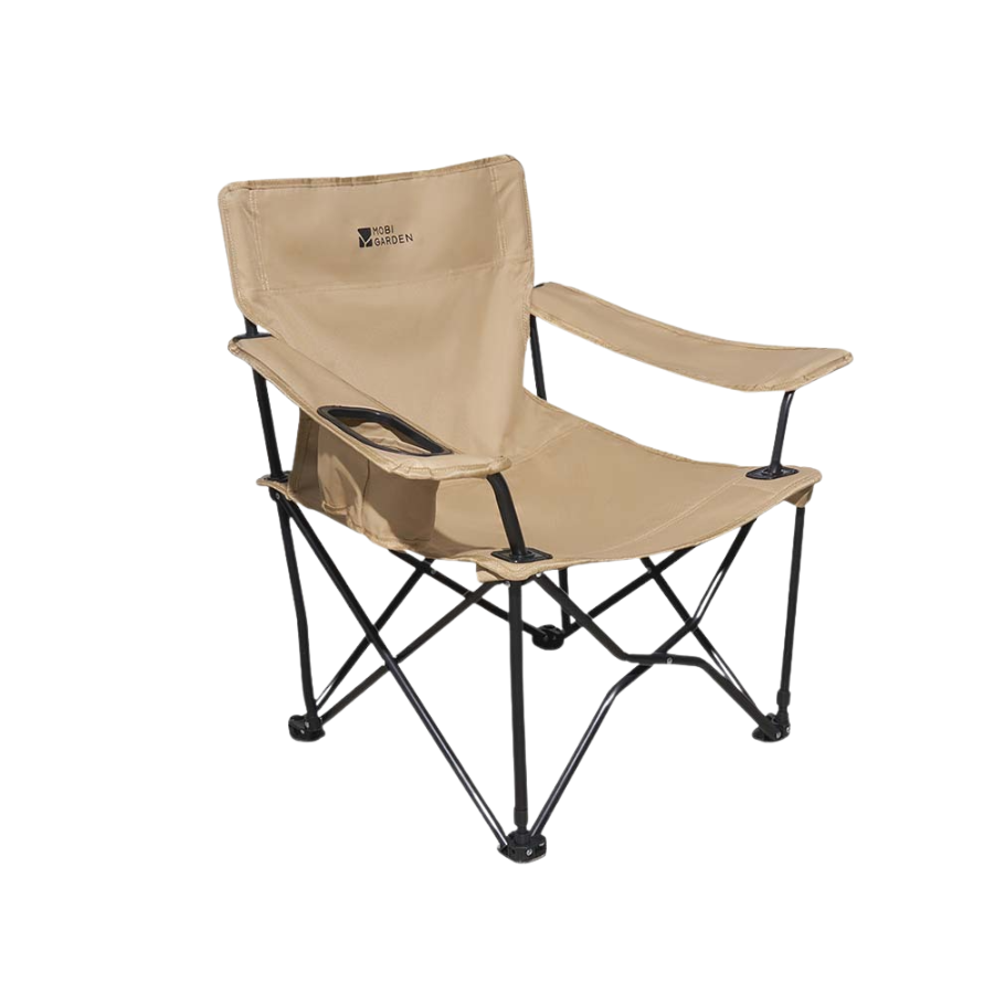 MOBI GARDEN Enjoy Folding Camping Chair with Armrest