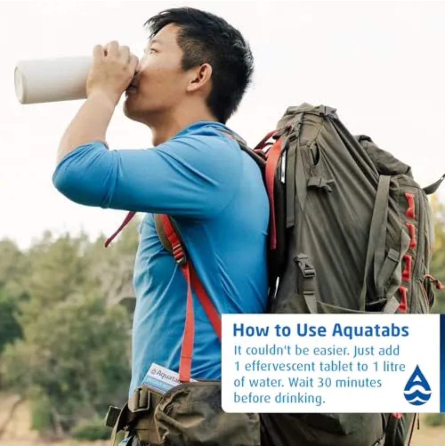 AQUATABS Water Purifications Tablets - 50 Tabs