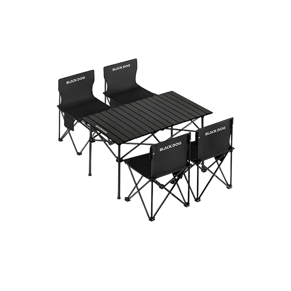 BLACKDOG Xiyue - 1 Table & 4 Chairs Set