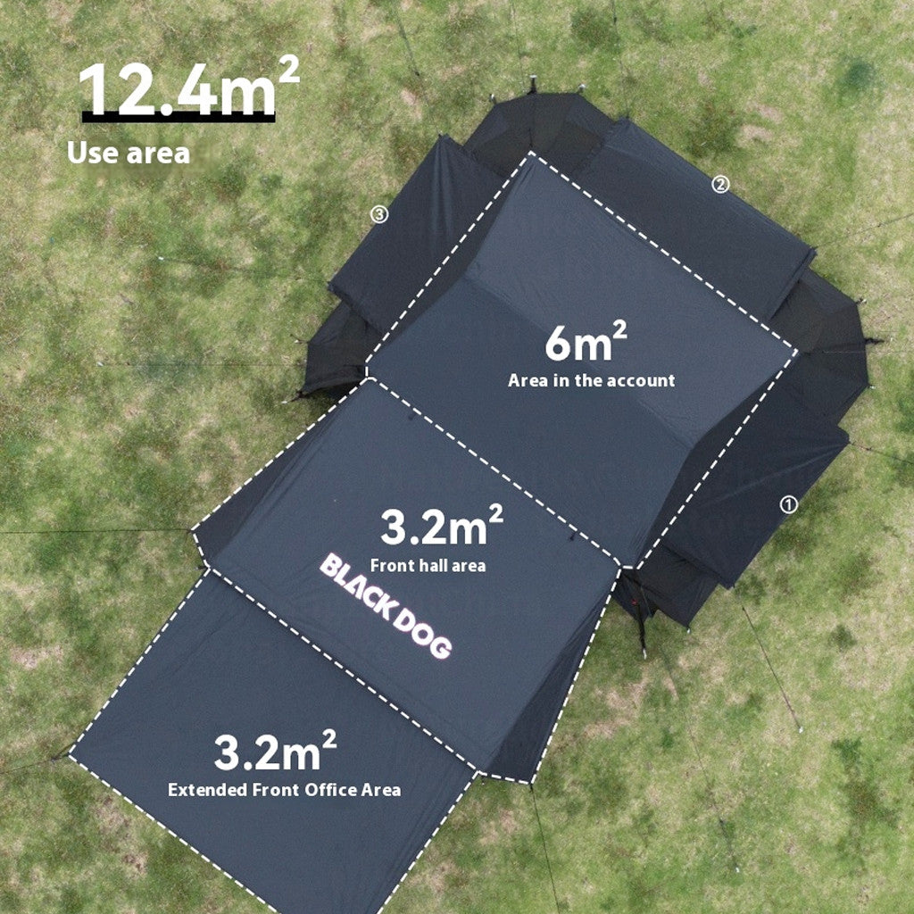 BLACKDOG Yunshe 13 Auto Tent – 395CM × 274CM (4–6 Person)