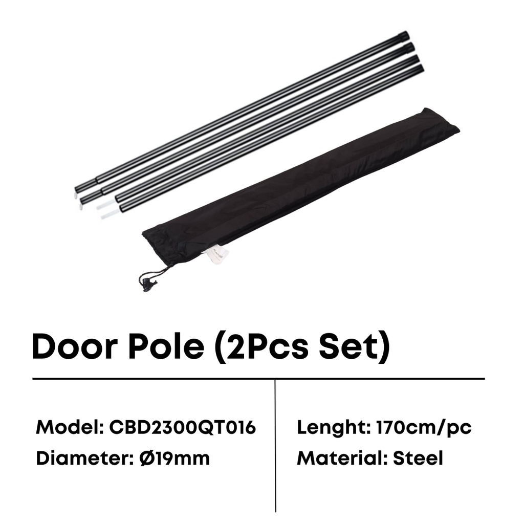 BLACKDOG 2.0 Tent Hall Pole – 2pcs Set