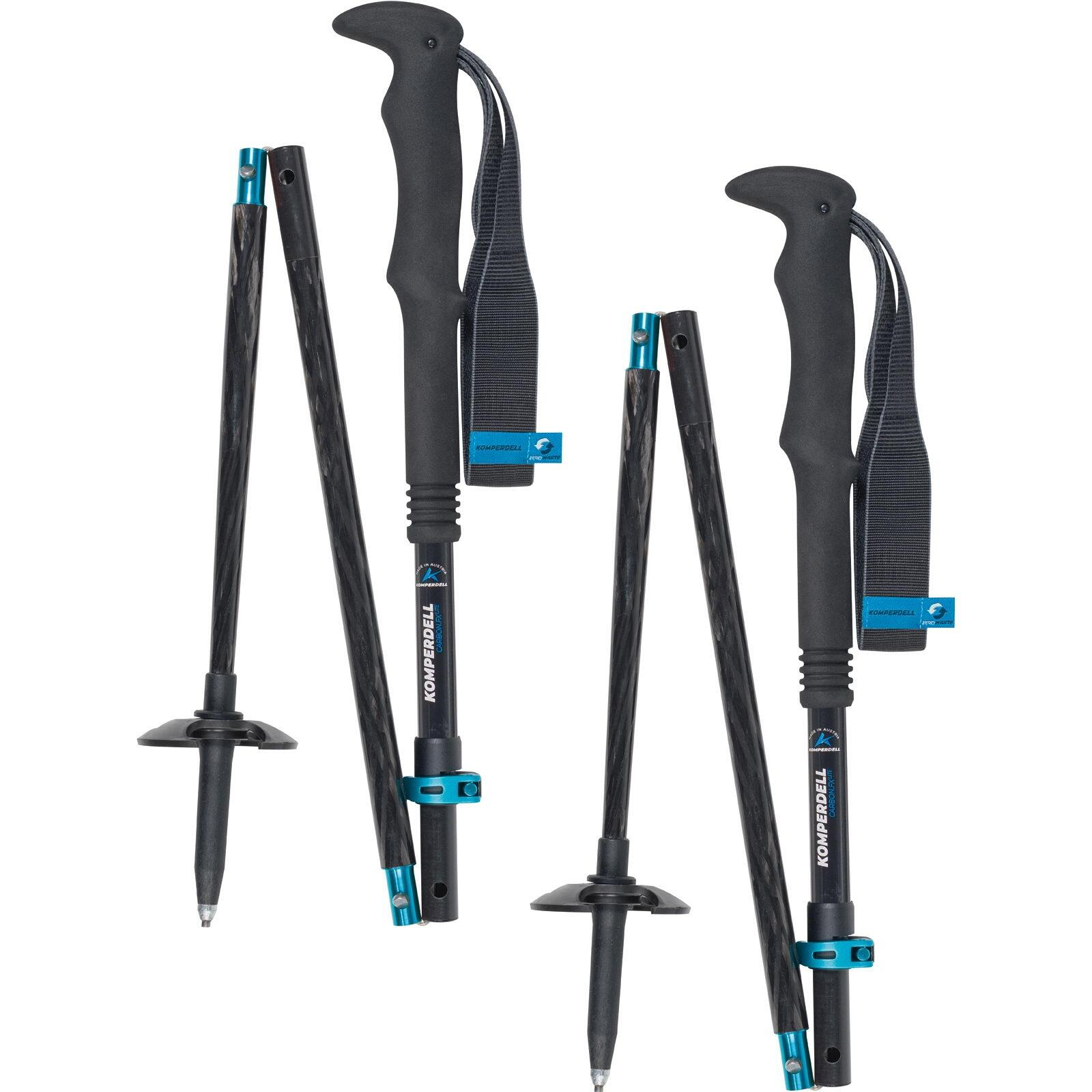 KOMPERDELL FX Lite Carbon Approach Vario Compact Folding Trekking Pole