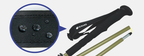 SINANO Folder Twist Trekking Pole 115cm/125cm