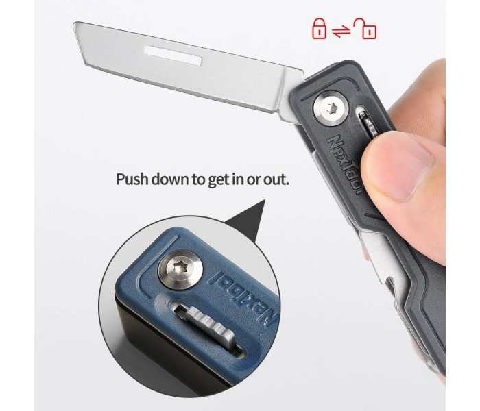 NEXTOOL NE20096 10-in-1 Multifunction Knife - Black