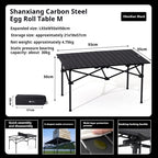MOBI GARDEN ShanXiang Carbon Steel Egg Roll Table – M