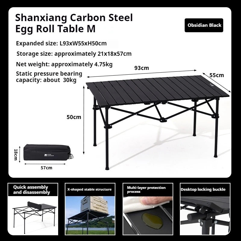 MOBI GARDEN ShanXiang Carbon Steel Egg Roll Table – M