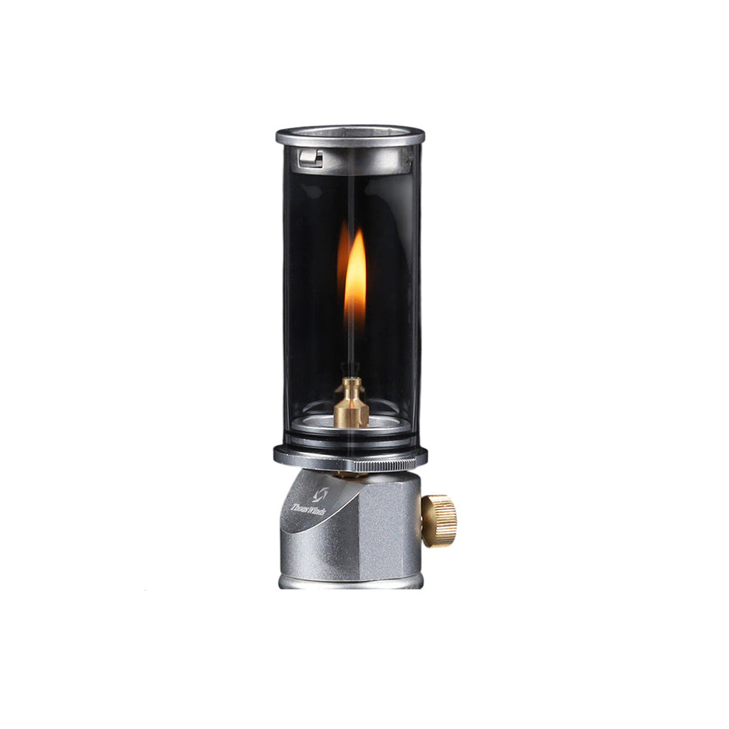 THOUS WINDS Retro Candle Light Gas Lantern - Transparent Design