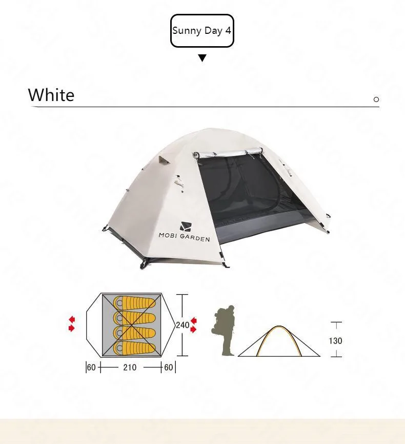 MOBI GARDEN Sunny Tent 4P