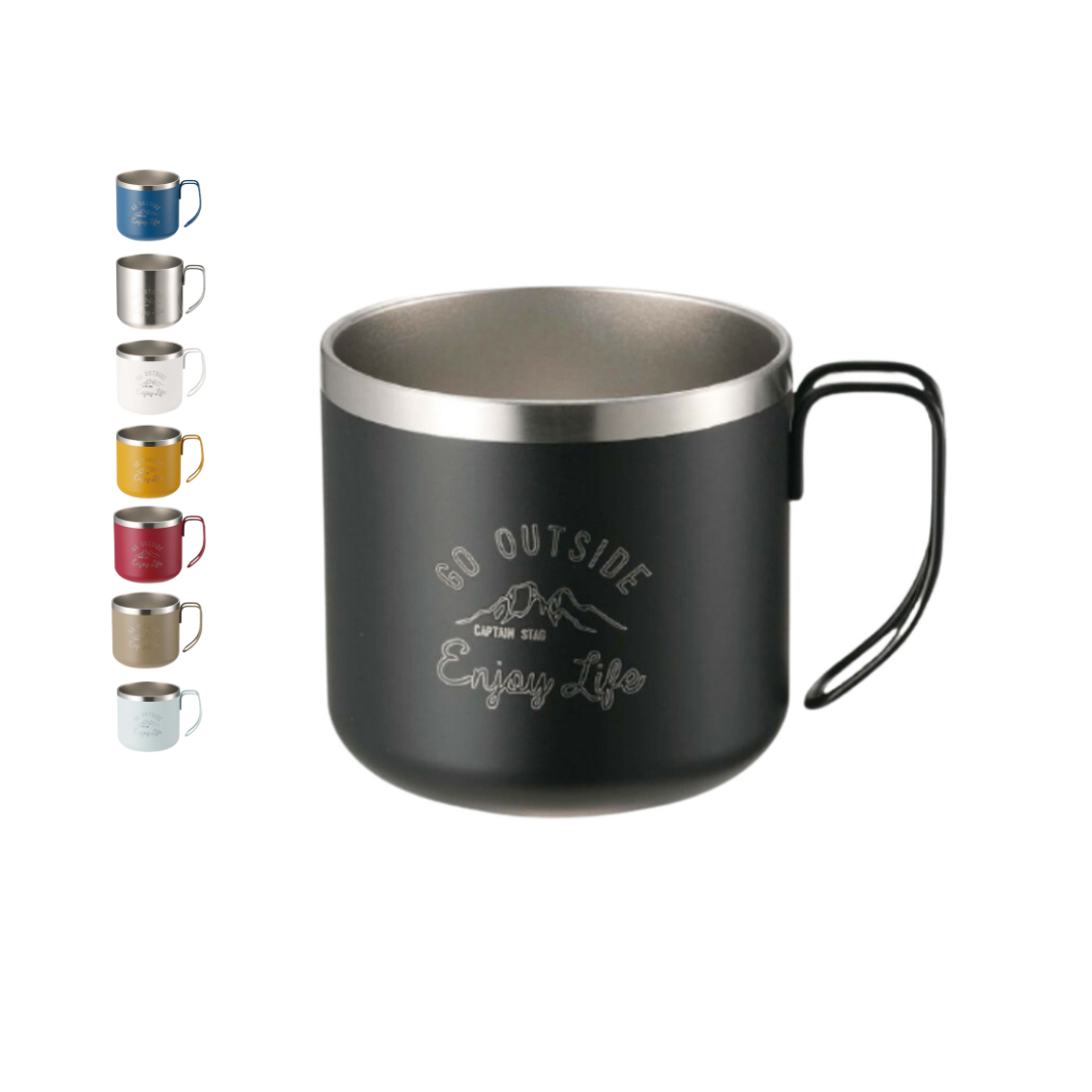 CAPTAIN STAG Monte Double Wall Vacuum Stainless Mug