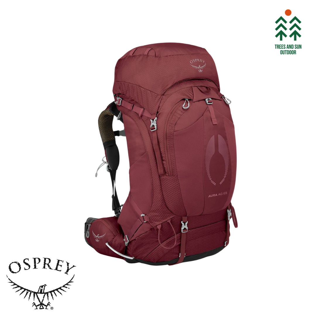 Osprey Aura AG 65 Women's Backpacking Outdoor Camping Hiking Travel Backpack